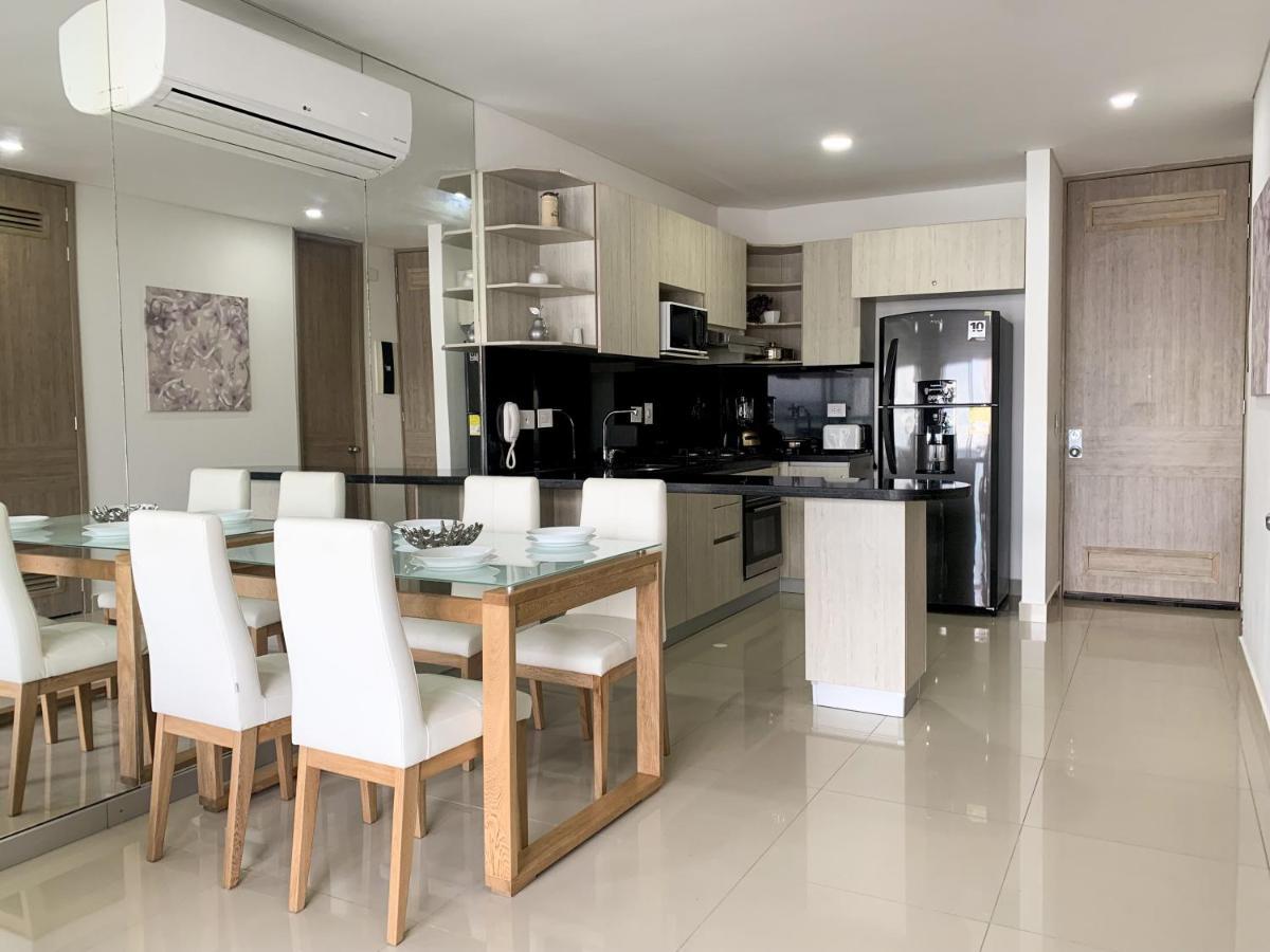 CartagenaOceanview Escape Pool, Jacuzzi & Gym In Bocagrande公寓 外观 照片