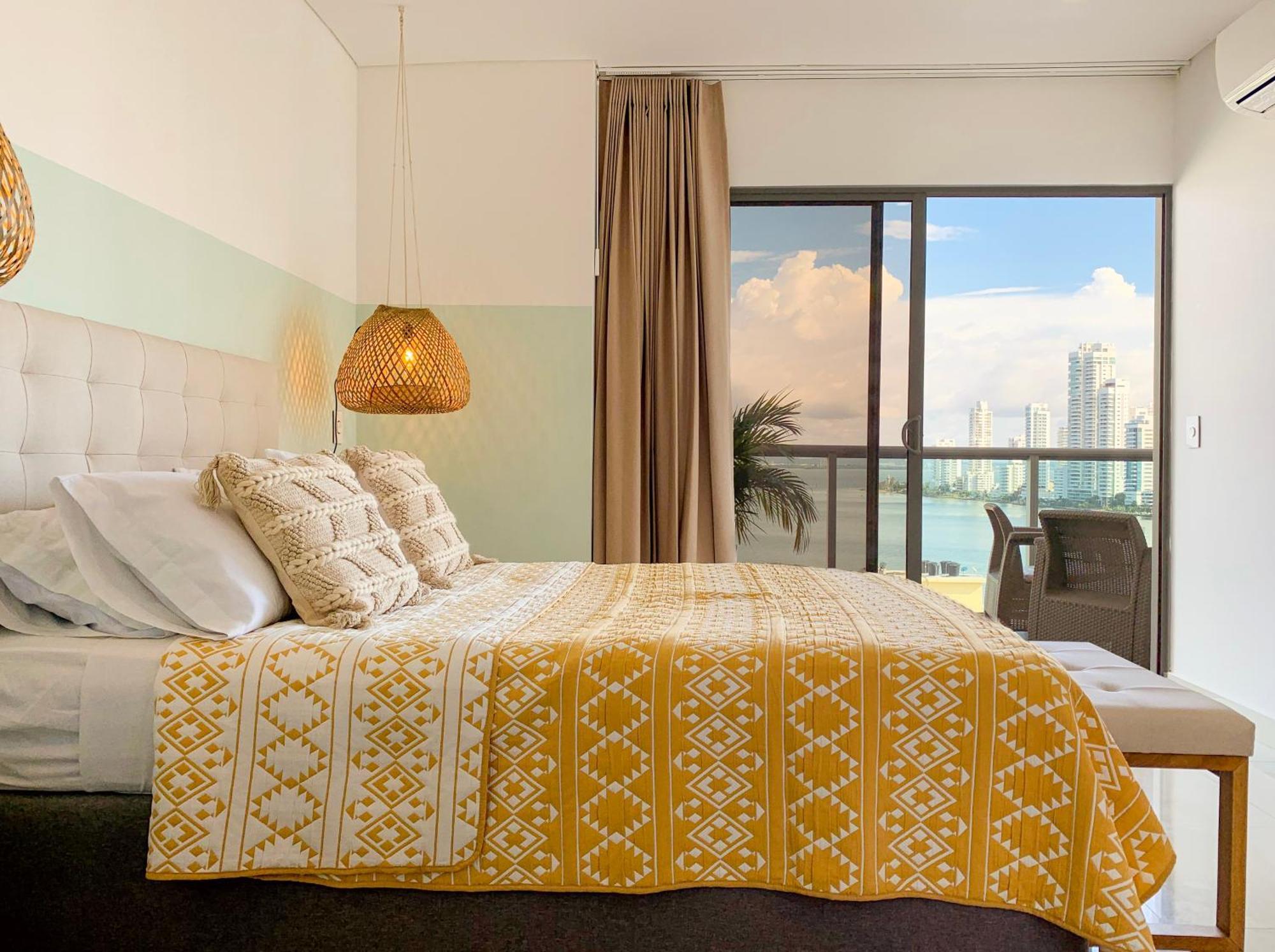 CartagenaOceanview Escape Pool, Jacuzzi & Gym In Bocagrande公寓 外观 照片